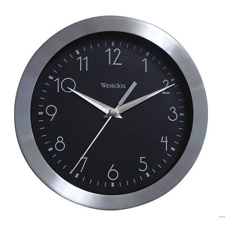 WESTCLOX Westclox 36001 8 7-8 Aluminium Wall Clock 36001